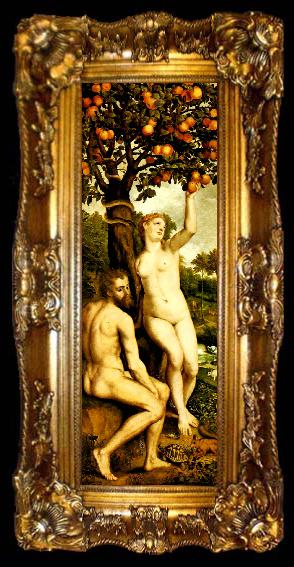 framed  COXCIE, Michiel van syndafallet, ta009-2